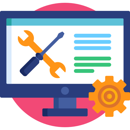 Ilustración de soporte técnico y mantenimiento constante de sitios web (Altwo Technology)
